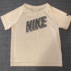 Nike Kids Light Gray Short Sleeve Tee